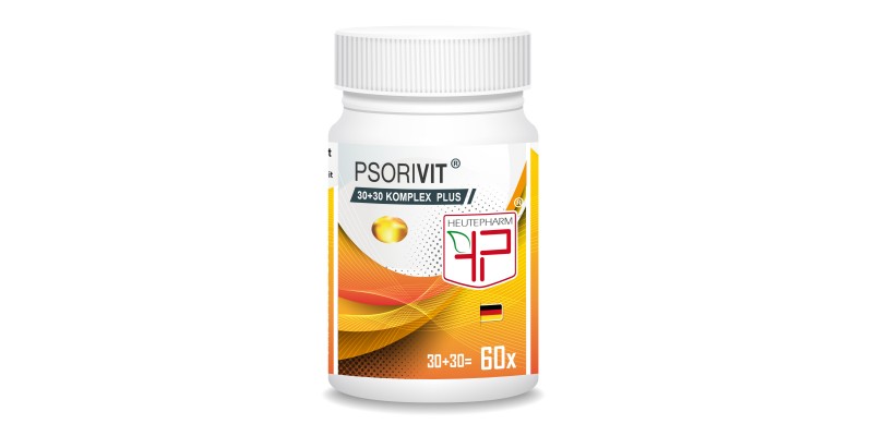 PSORIVIT® Kopmlex Plus. Для людей, страдающих псориазом, 60 капс