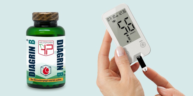 DIAGRIN B - Исключительно натуральный препарат для больных сахарным диабетом, 60 капс