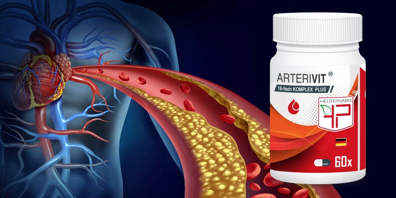 Arterivit®. Предназначен для разжижения крови, предотвращения атеросклероза