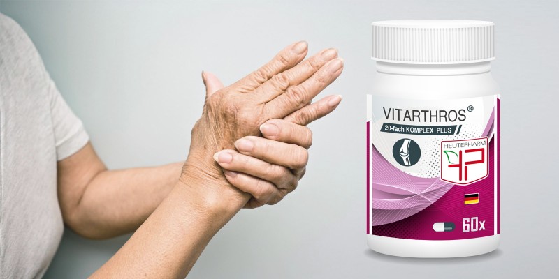 VITARTHROS® Предназначен для людей с нарушениями функций опорно-двигательного аппарата, 60 капс